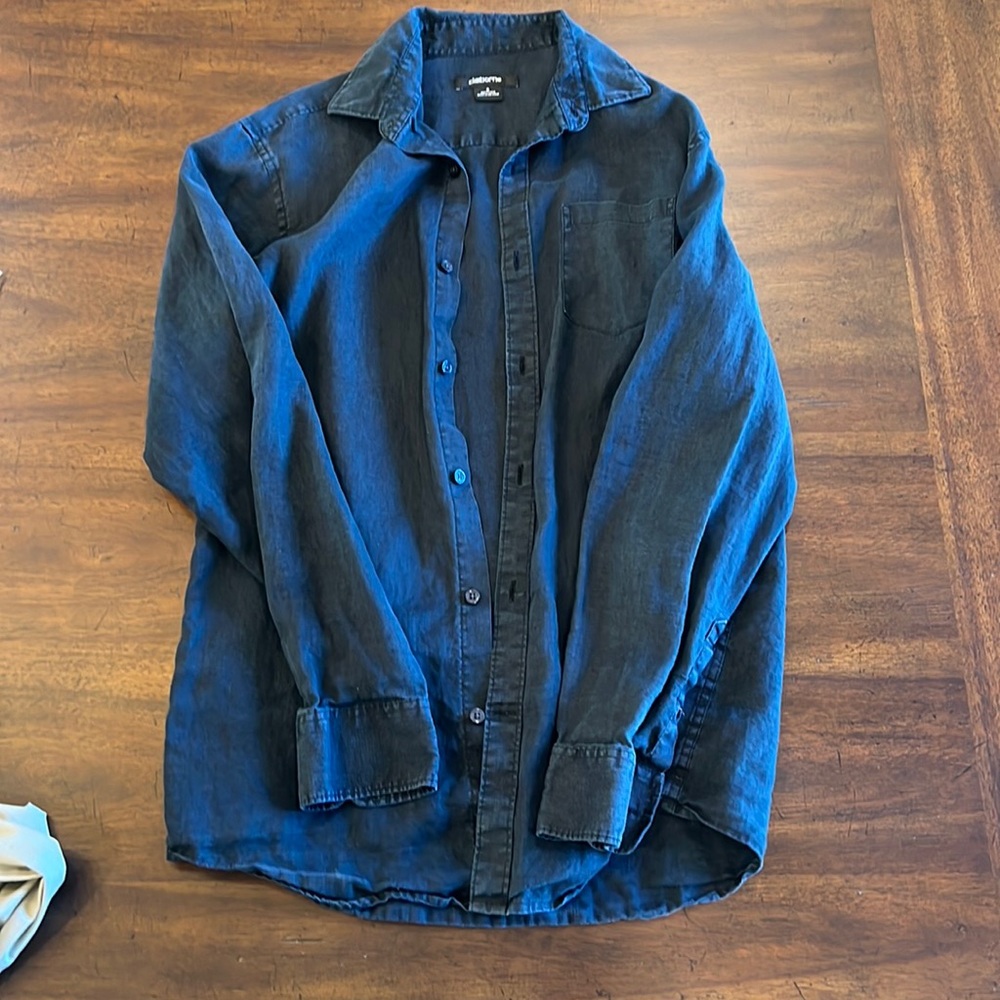 Claiborne Men’s Linen Shirt Small